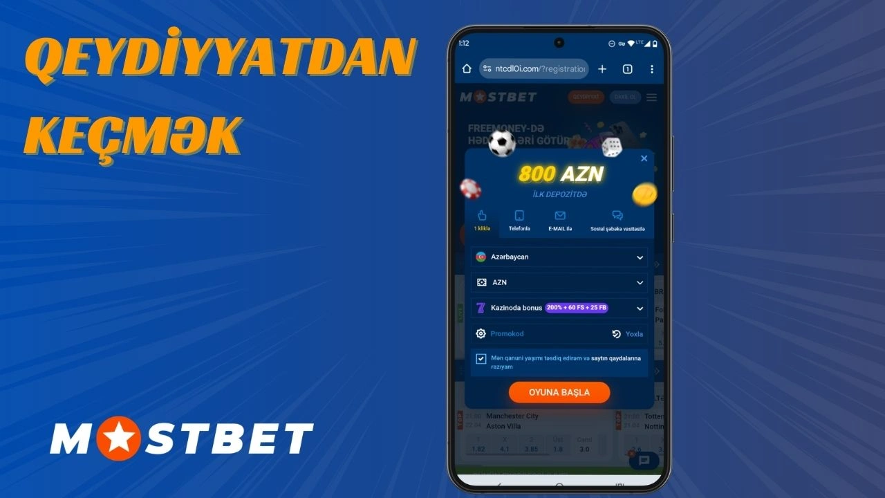 Tətbiqdə Qeydiyyatdan Keçmək